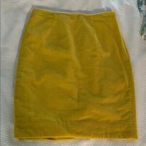 Maeve Mustard Pencil Skirt